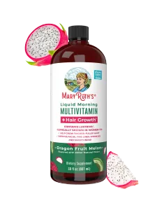 MaryRuth's, Liquid Morning Multivitamin + Hair Growth, 887ml Dragon Fruit Melon