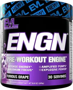 EVL ENGN Intense Pre-Workout Furious Grape - 30 Servings