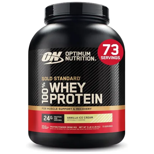 Optimum Nutrition Gold Standard 100% Whey - 5lbs - 73 Servings