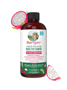 MaryRuth's, Liquid Morning Multivitamin + Hair Growth 450ml, Dragon Fruit Melon