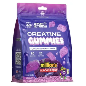 Applied Nutrition Creatine Gummies 3000mg – Blackcurrant Millions, Creatine Monohydrate, 80 Vegan Gummies, 20 Servings