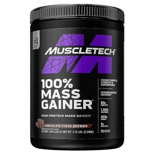 MuscleTech 100% Mass Gainer - 5.15lbs - 7 Servings