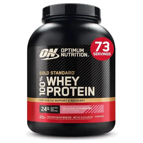 Optimum Nutrition Gold Standard 100% Whey - 5lbs - 73 Servings