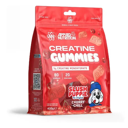 Applied Nutrition Creatine Gummies 3000mg – Creatine Monohydrate, 80 Vegan Gummies, 20 Servings