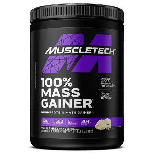 MuscleTech 100% Mass Gainer - 5.15lbs - 7 Servings