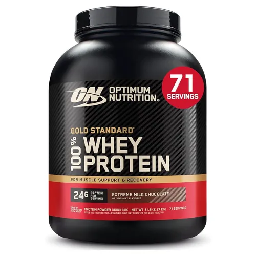 Optimum Nutrition Gold Standard 100% Whey - 5lbs - 73 Servings